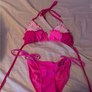 Pink bikini